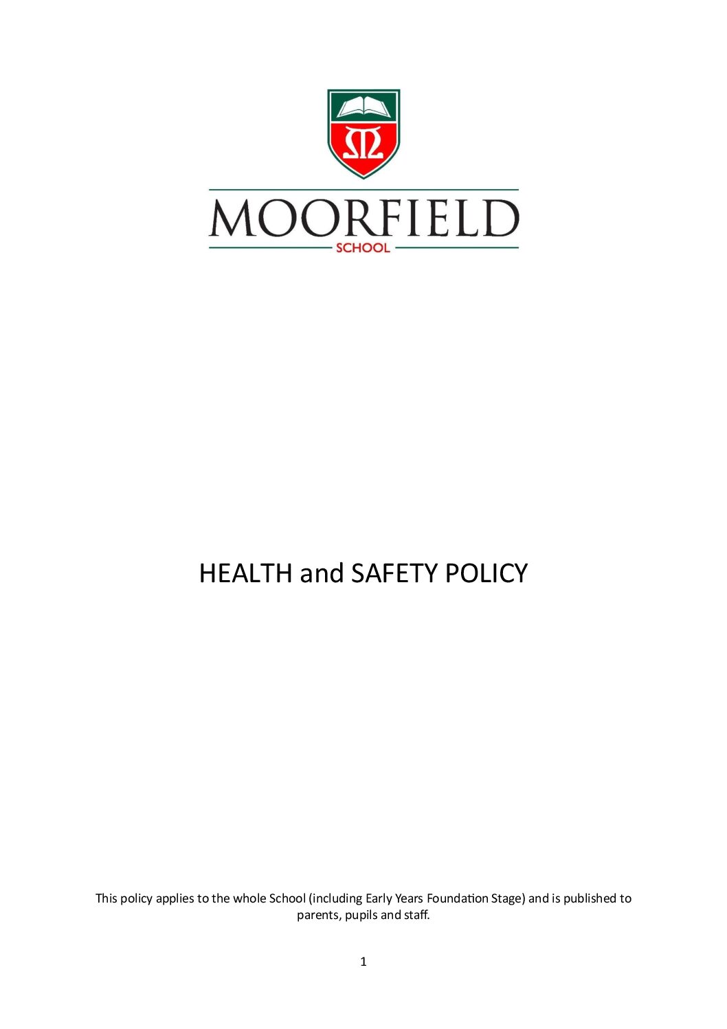 Health and Safety Policy 2026