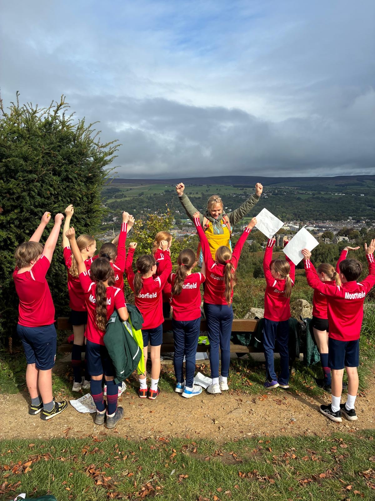 Team Moorfield during the challenge